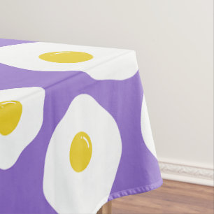 Sunny Egg Purple Tablecloth