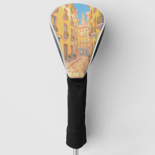 Sunny European Street Golf Head Cover Cosy Travel