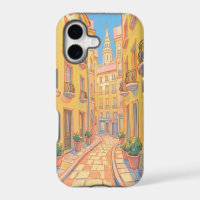 Sunny European Street iPhone Case – Travel Art