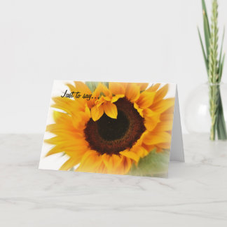 Sunny eyes. thank you card