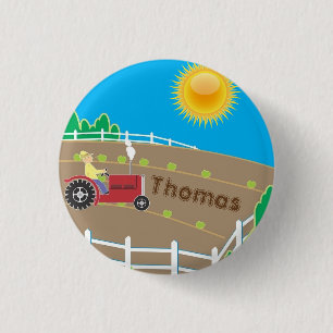 Sunny Farm 3 Cm Round Badge