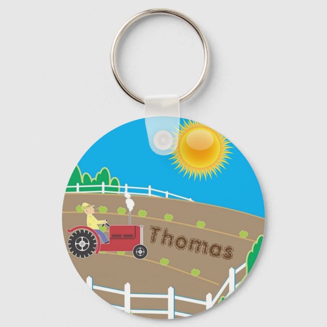 Sunny Farm Key Ring (Front)