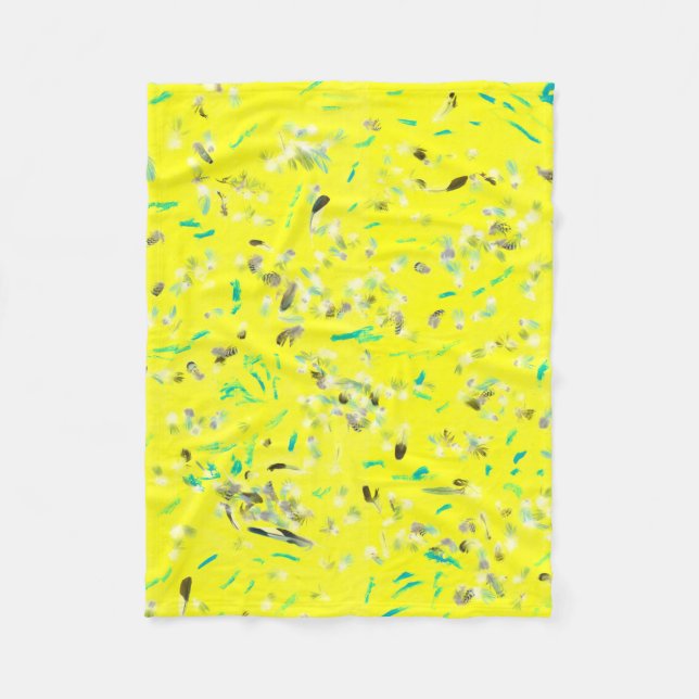 Sunny Flight Fleece Blanket (Front)