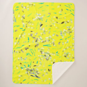 Sunny Flight Sherpa Blanket