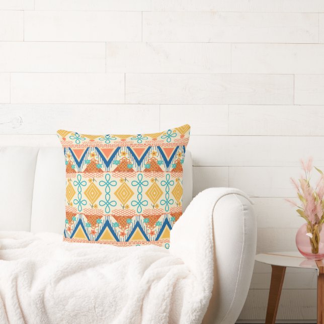 Sunny Folk Art  Cushion (Couch)