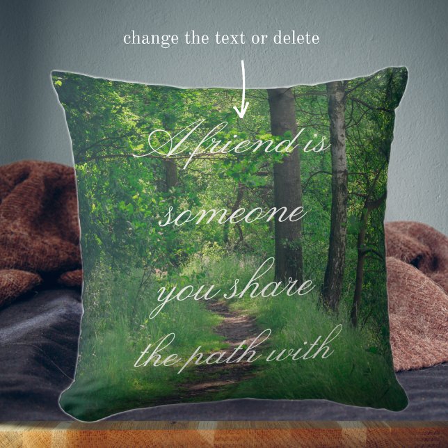 Sunny forest path  cushion (Creator Uploaded)