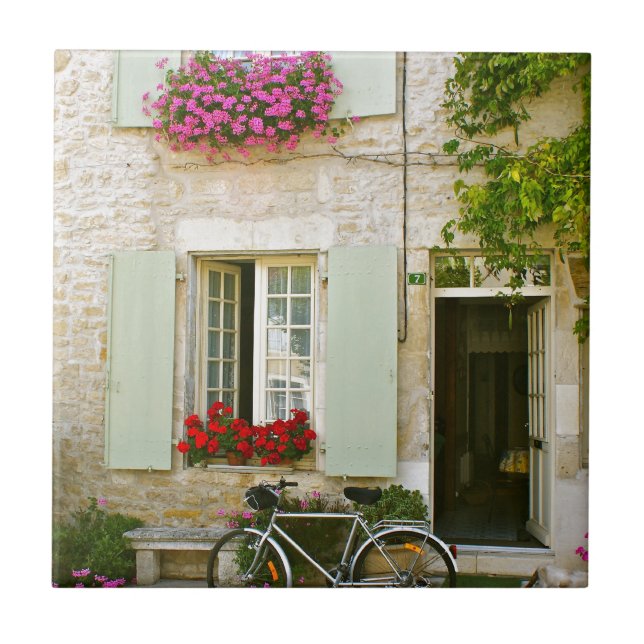 Sunny France Ceramic Tile (Front)