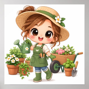 Sunny Garden Helper Poster