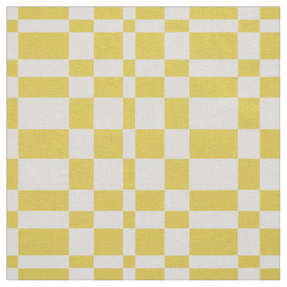 Sunny Geometric Retro Grid Fabric