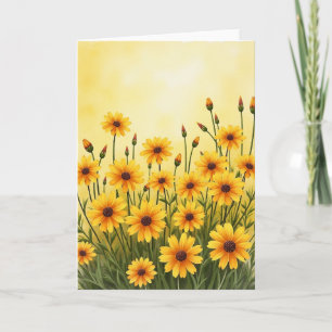 Sunny Golden Mothers Day Bloom Card