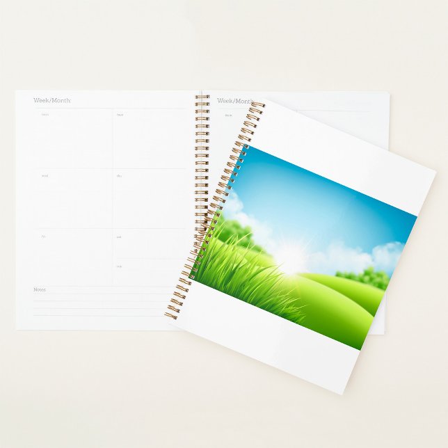 Sunny Green Field Landscape Planner (Creator Uploaded)