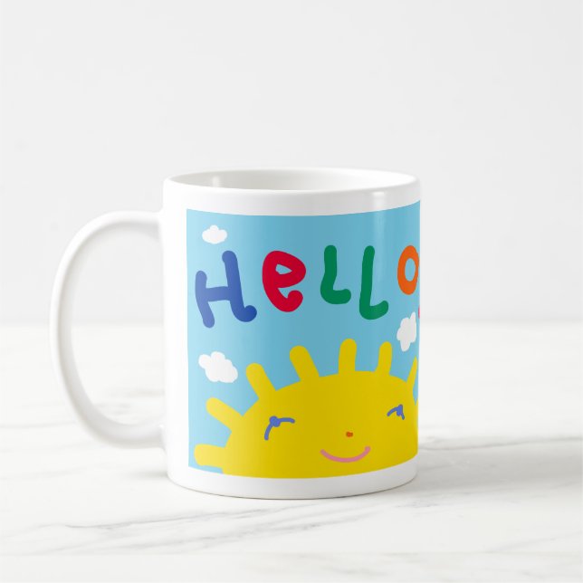 Sunny Hello mug (Left)
