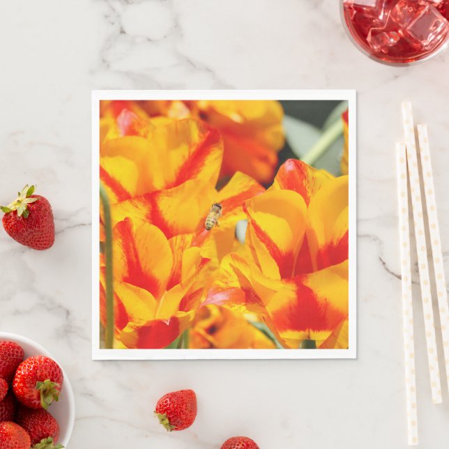 Sunny Honey Bee  Napkin (Insitu)
