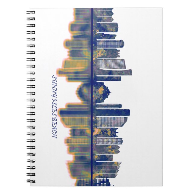 Sunny Isles Beach Skyline Notebook (Front)