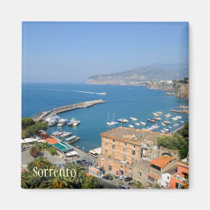 Sunny italian city Sorrento in summer quiet day Magnet