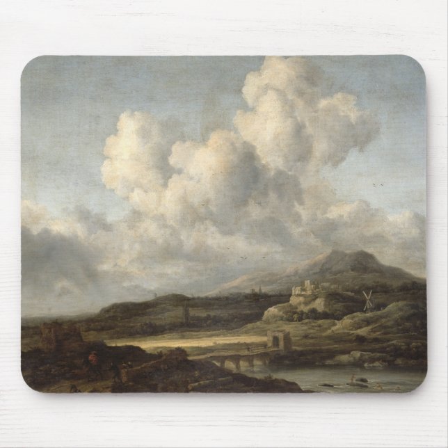 Sunny Landscape Mouse Pad (Front)