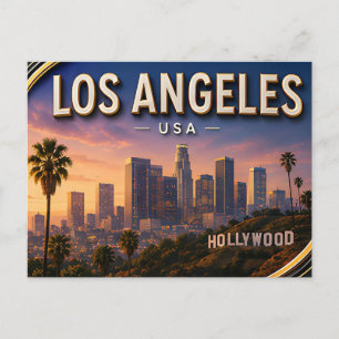 Sunny Los Angeles Memories Anywhere Postcard