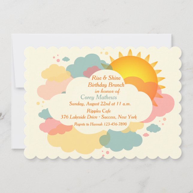 Sunny Morning Invitation (Front)