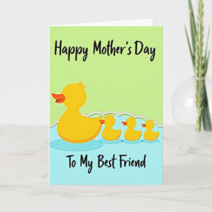 Sunny Mothers Day Duckling Card
