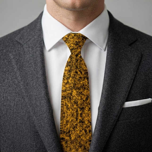 Sunny Mustard Speckle  Tie (Creator Uploaded)