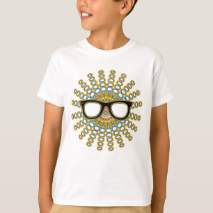 Sunny Nerd Glasses + your backgr. & ideas T-Shirt