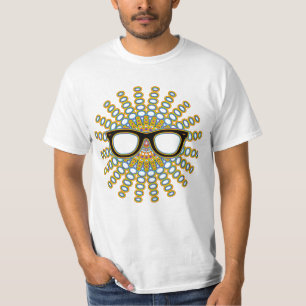 Sunny Nerd Glasses + your backgr. & ideas T-Shirt