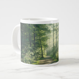 Sunny October Morning in Hamburg Large Coffee Mug