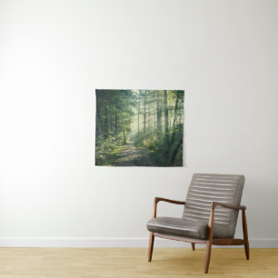 Sunny October Morning in Hamburg Tapestry