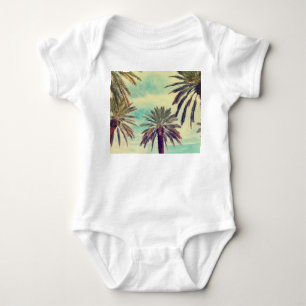 Sunny Palm Plantation: Cultivated Oasis. Baby Bodysuit