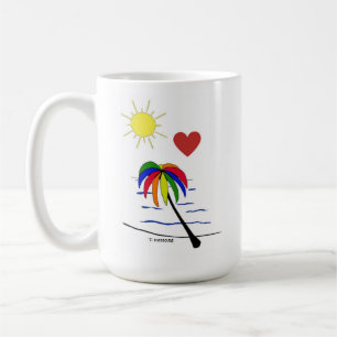 Sunny Palm Tree Coffee Mug