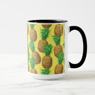 Sunny pineapples mug