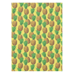 Sunny pineapples tablecloth