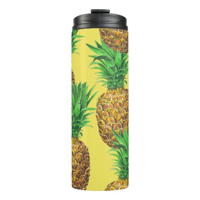 Sunny pineapples thermal tumbler (Front)