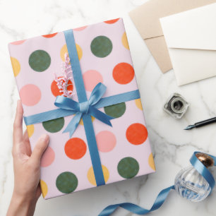 Sunny Polka Dots Wrapping Paper