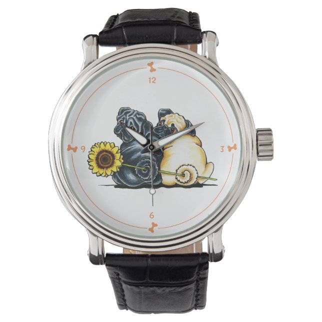 Sunny Pugs Watch (Front)