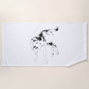 Sunny Pup Ease Beach Towel