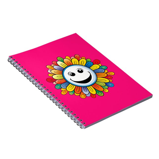 Sunny Ray Flower Notebook (Right Side)