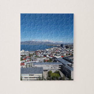 Sunny Reykjavik Puzzle, 8" x 10", 110 pieces Jigsaw Puzzle