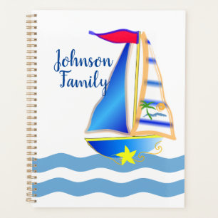 Sunny Sailing Day Custom Planner