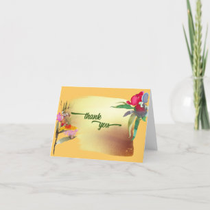 Sunny Samoan Tropical Thank You Notes