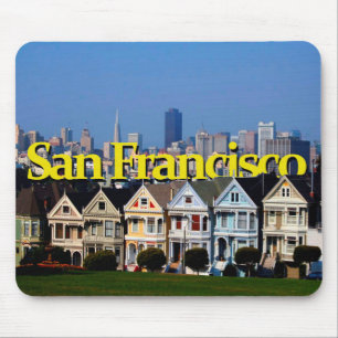 Sunny San Francisco w/ San Francisco in the Sky Mouse Pad