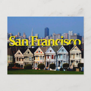 Sunny San Francisco w/ San Francisco in the Sky Postcard