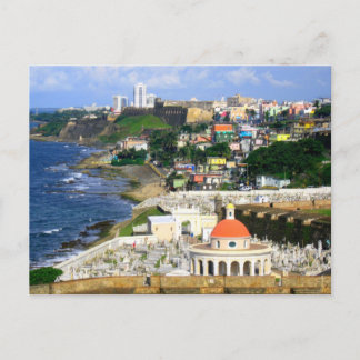 Sunny San Juan Puerto Rico Postcard