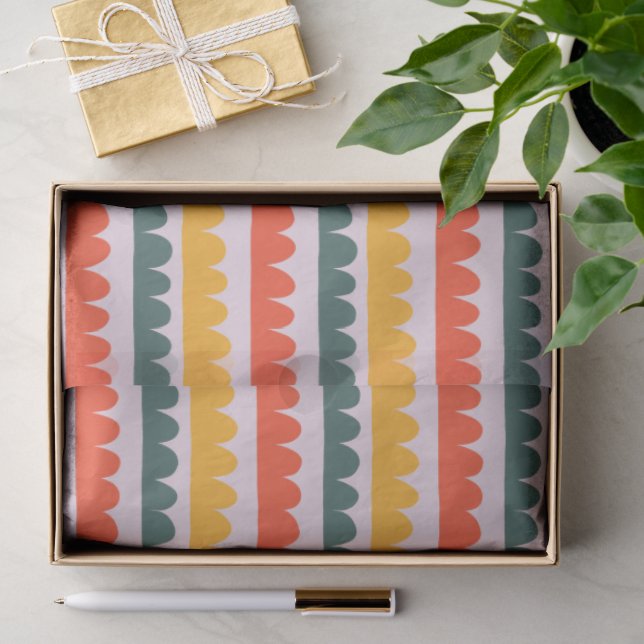 Sunny Scallops Tissue Paper (Gift)