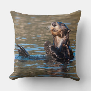 Sunny Sea Otter Cushion