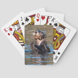 Sunny Sea Otter Playing Cards