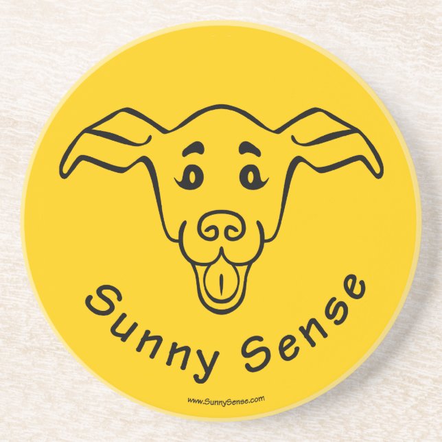Sunny Sense Logo Coasters (Front)
