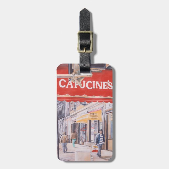 Sunny Side of Second Avenue Luggage Tag (Front Vertical)
