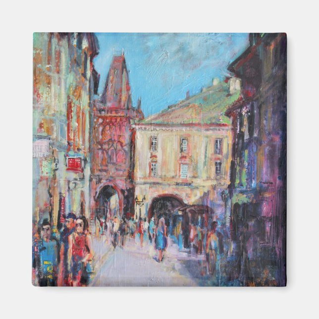 Sunny Side Prague Magnet (Front)