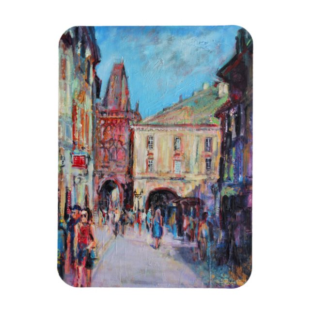 Sunny Side Prague Magnet (Vertical)